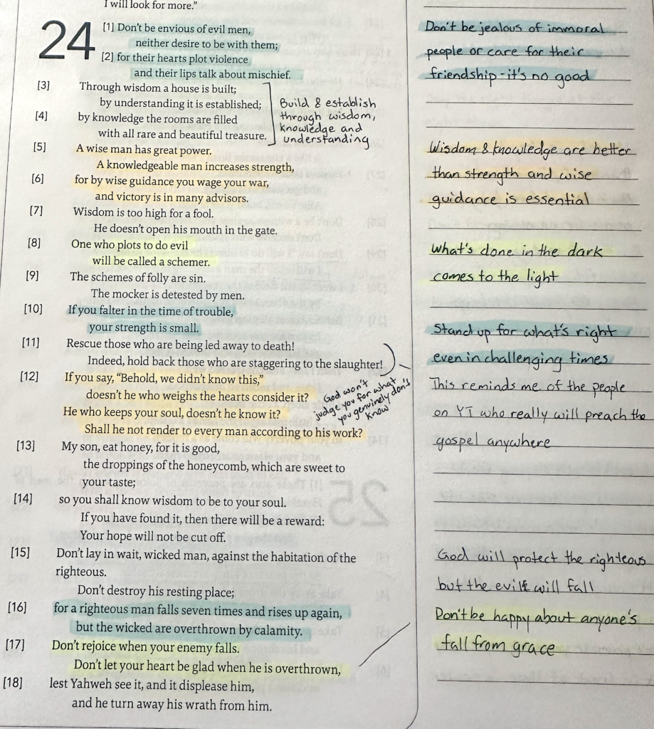 Proverbs 24-25 – Vanity Ann