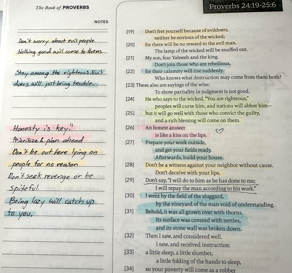 Proverbs 24-25 – Vanity Ann